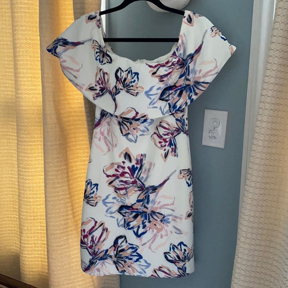 Floral Badgley Mischka dress